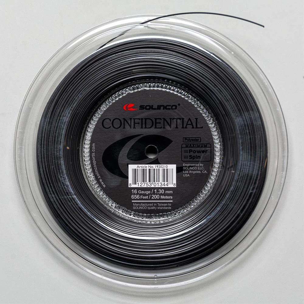 Solinco Confidential 16 1.30 656' Reel