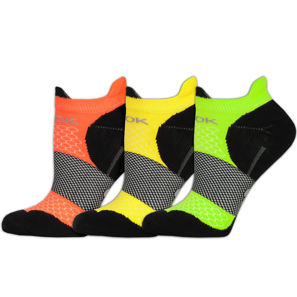 Fitsok F4 Tech No Show Socks 3 Pack - Image 3