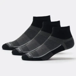 Saucony Inferno Quarter Socks 3 Pack