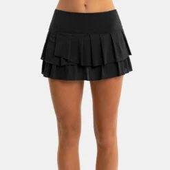 Lucky In Love Wavy Pleat Tier Skirt Women's