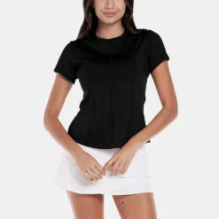 Lucky In Love Center Court Short Sleeve Women's